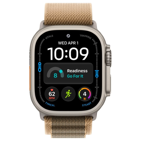 Apple Watch Series Ultra 4 49mm Natural Titanium Case with Desert  Alpine Loop S